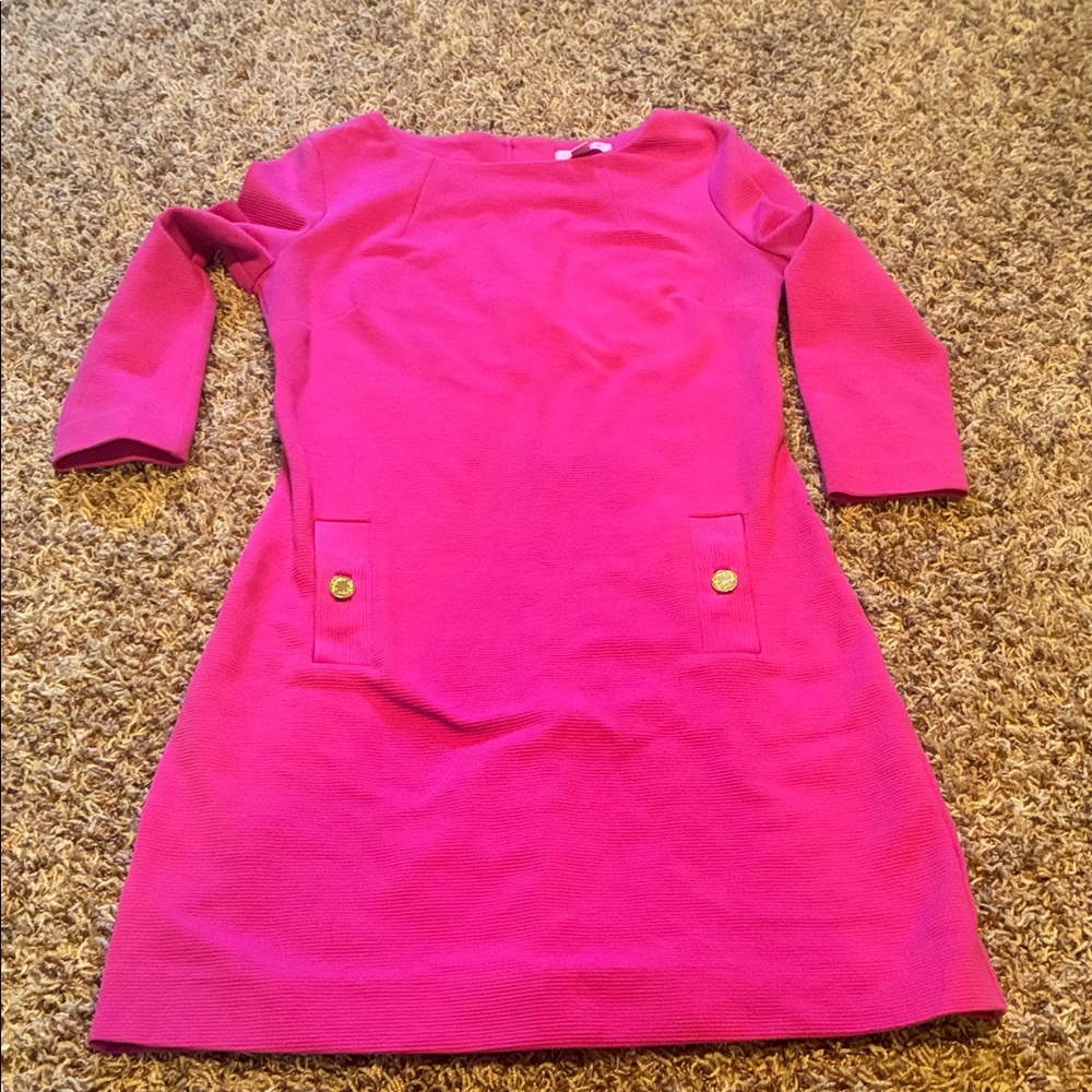 Lilly Pulitzer Vibrant Pink Dress/Size XS